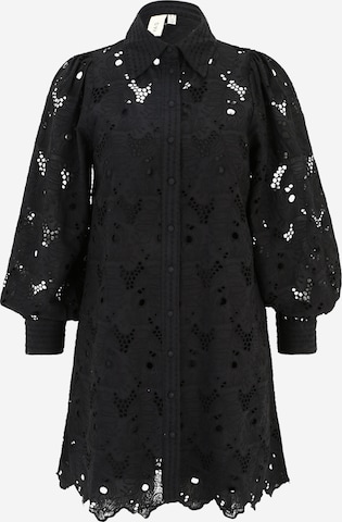 Y.A.S Petite Košilové šaty 'TEALA' – černá: přední strana