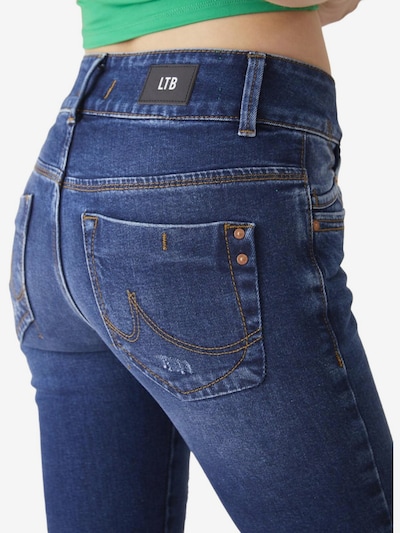 LTB Jeans Vaquero 'LTB Jeans Molly M Skinny Leg Mid Waist Mid Indigo Jeanshose' en 30/24 en azul, Vista del producto