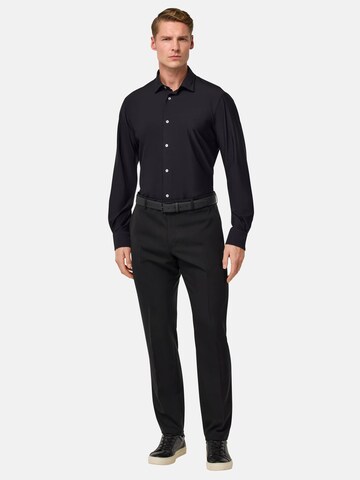 Boggi Milano Slimfit Pantalon 'B Travel' in Zwart