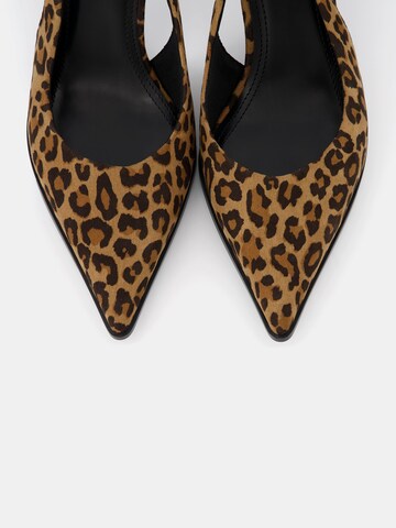 Bershka Slingback pumps in Brown