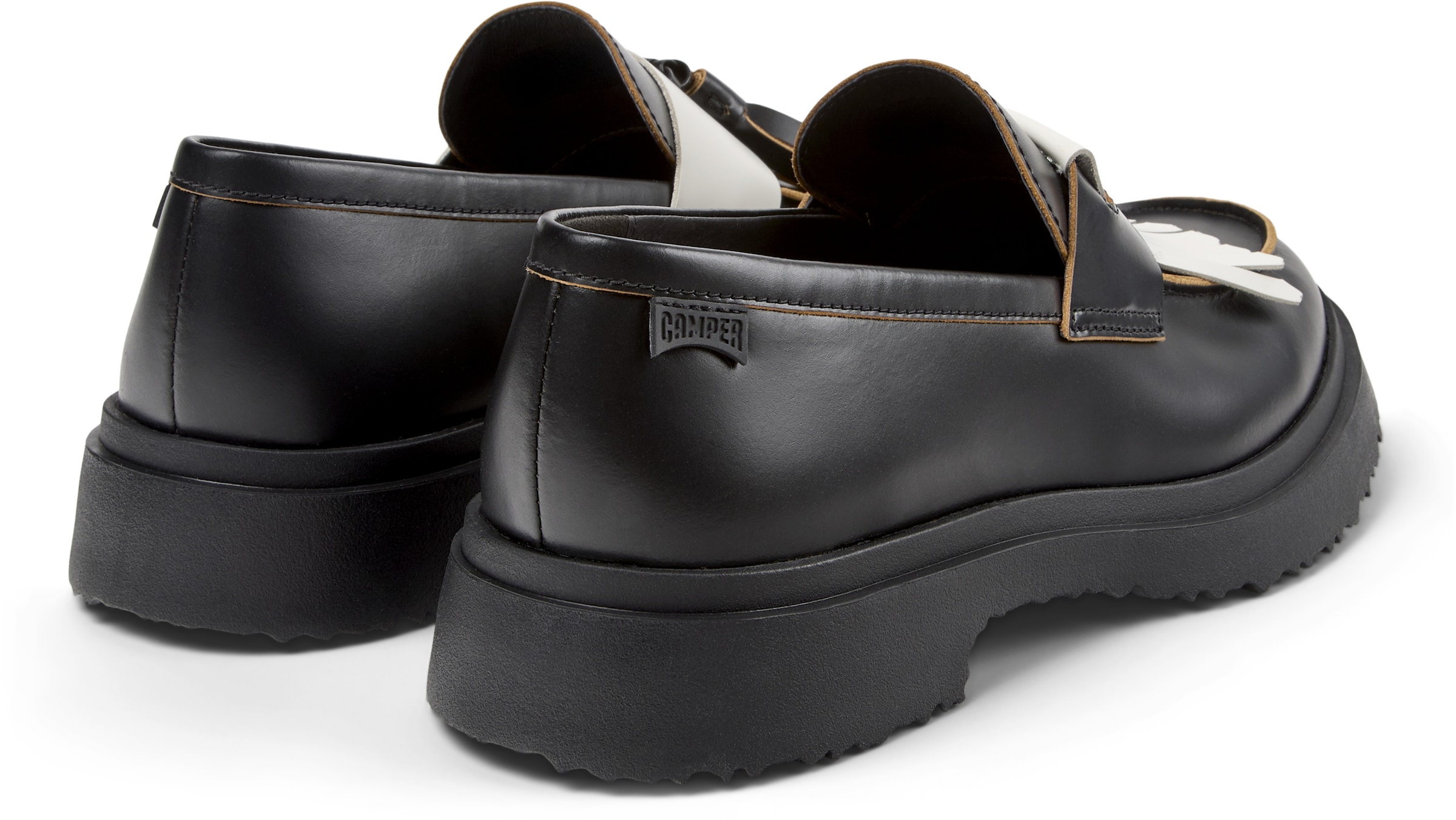 Slipper 'Walden Twins' di CAMPER in nero