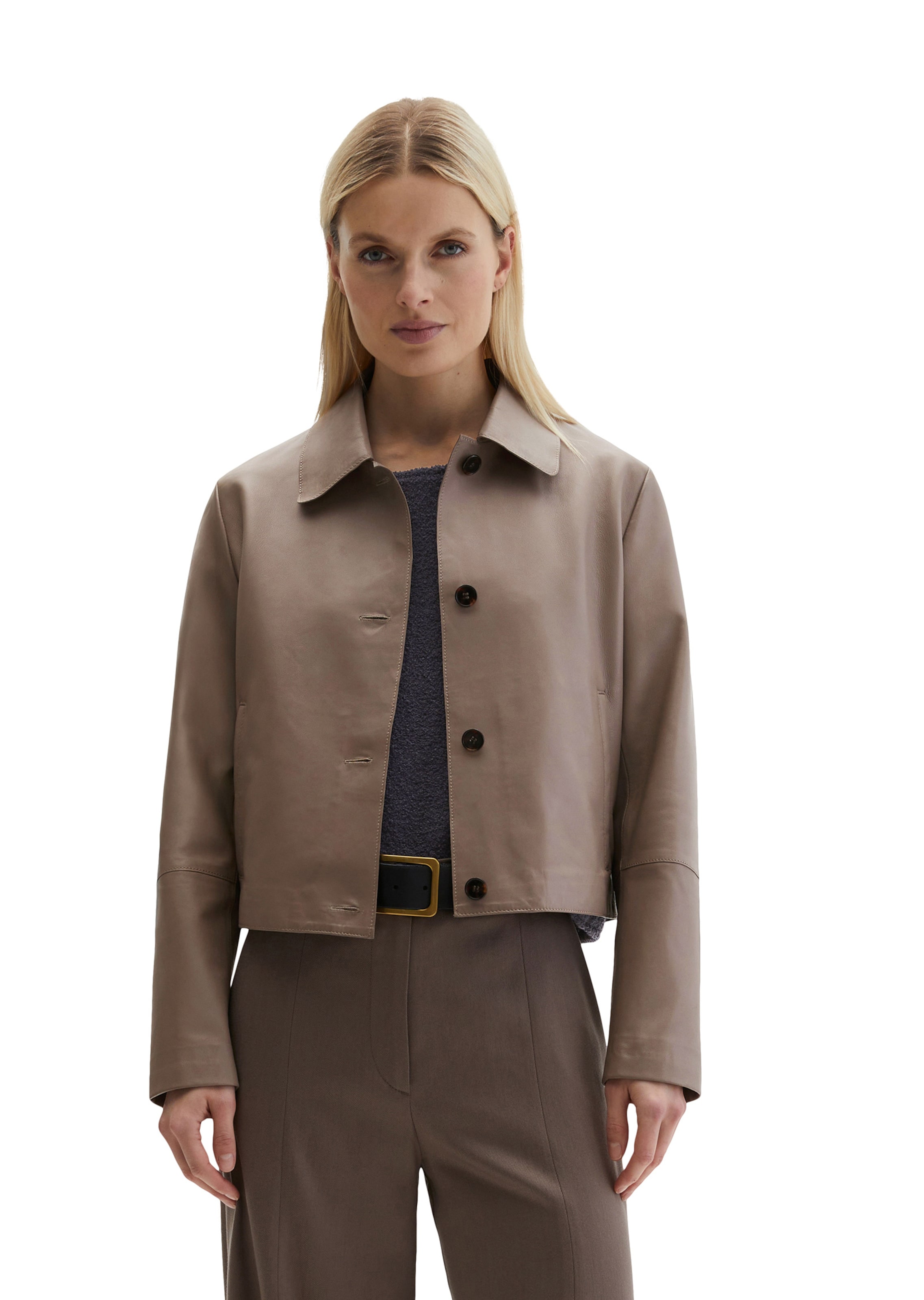 Marc O'Polo Jacke in Braun: Vorderseite