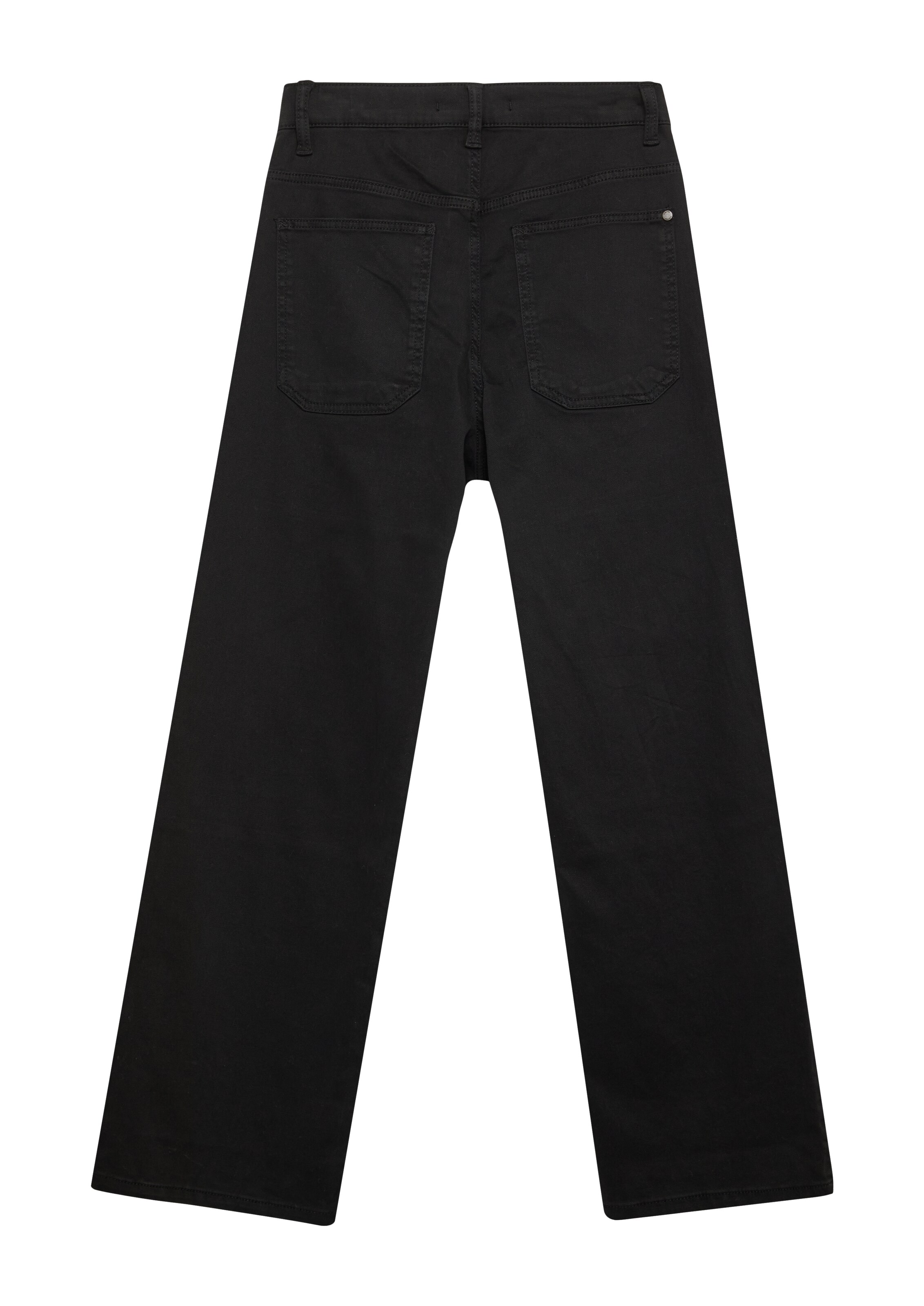 s.Oliver Wide Leg Hose in Schwarz