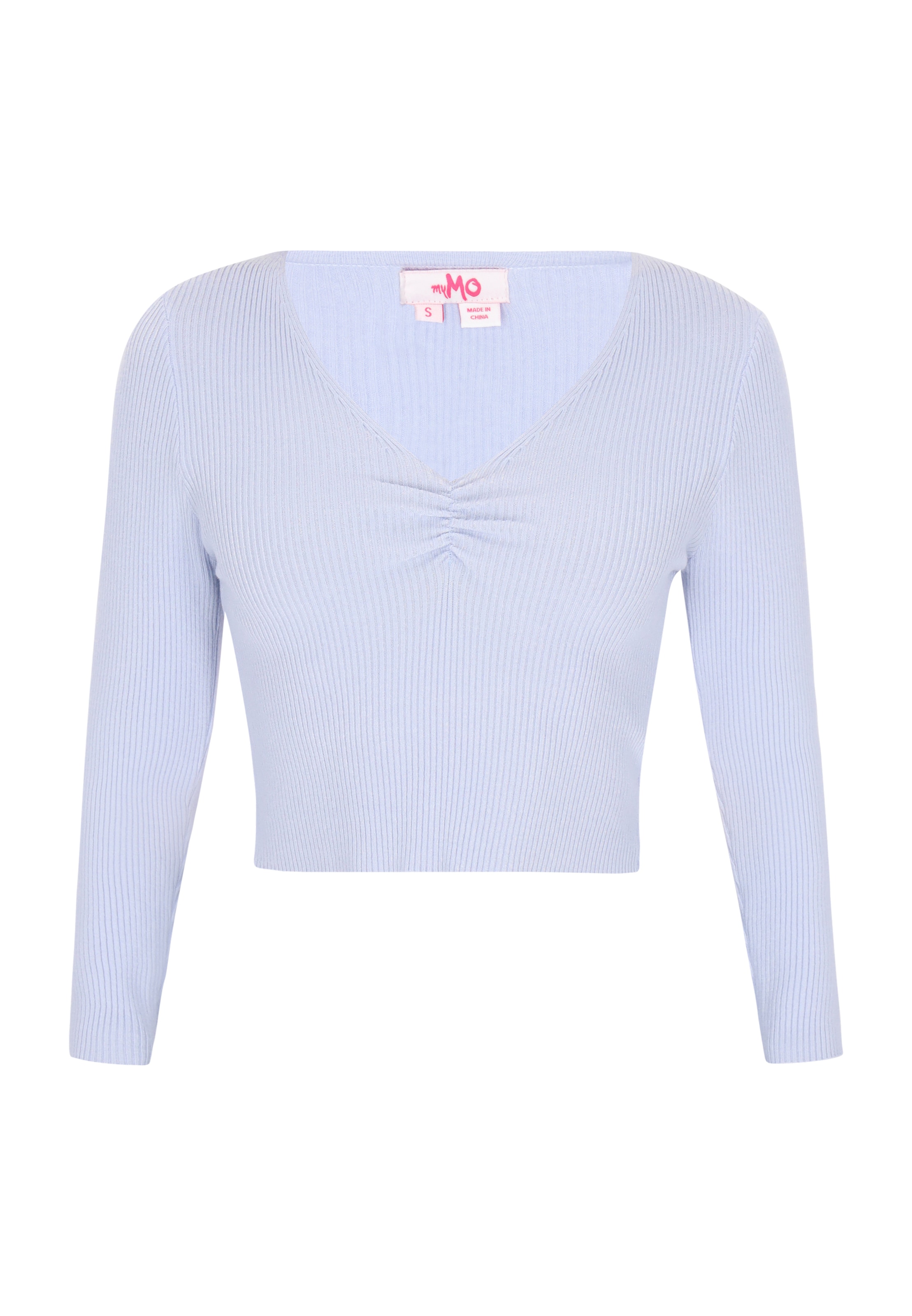 MYMO Sweater 'Comfy' in Blue: front