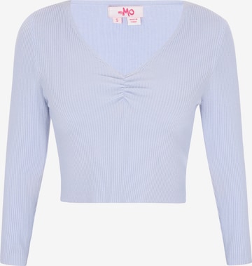 MYMO Pullover 'Comfy' in Blau: Vorderseite