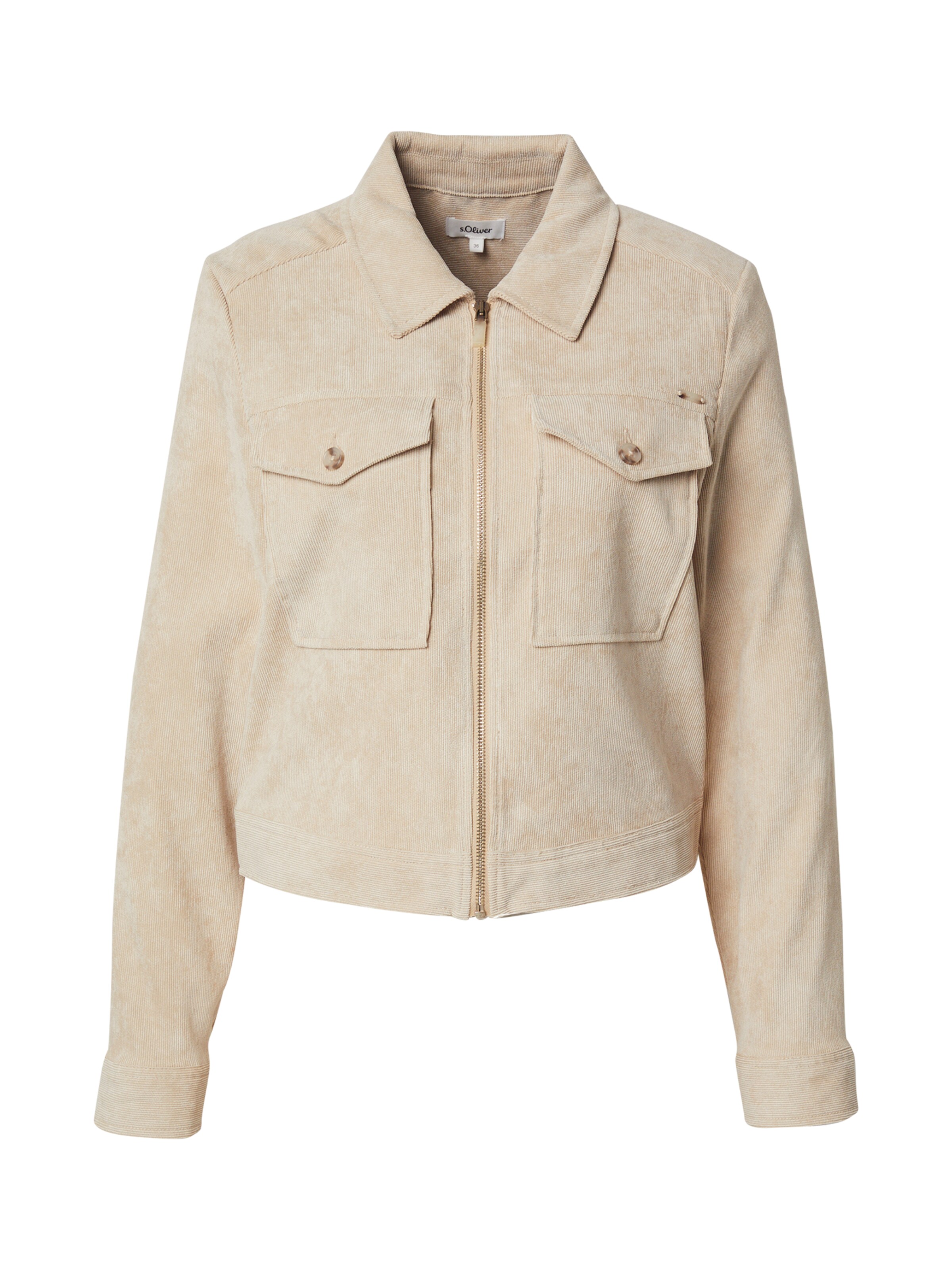 bēšs s.Oliver Starpsezonu jaka: no priekšpuses