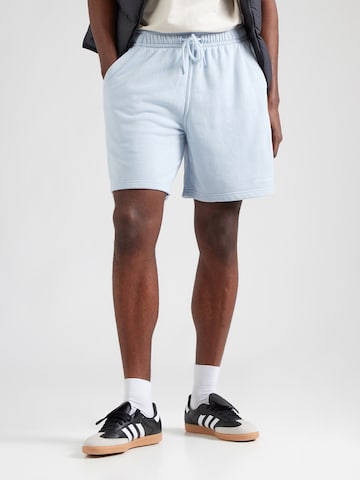 Abercrombie & Fitch Обычный Штаны в Синий: спереди