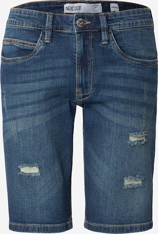 zils INDICODE JEANS Standarta Džinsi 'Kaden Holes': no priekšpuses