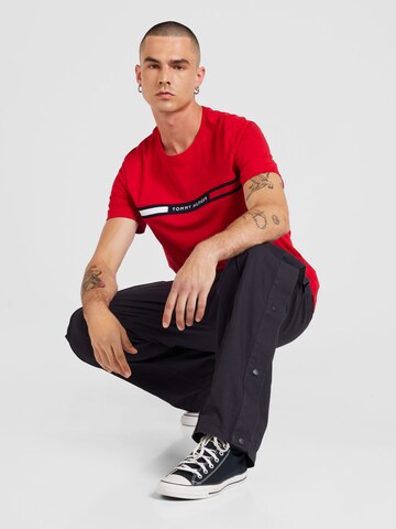 Maglietta di TOMMY HILFIGER in rosso