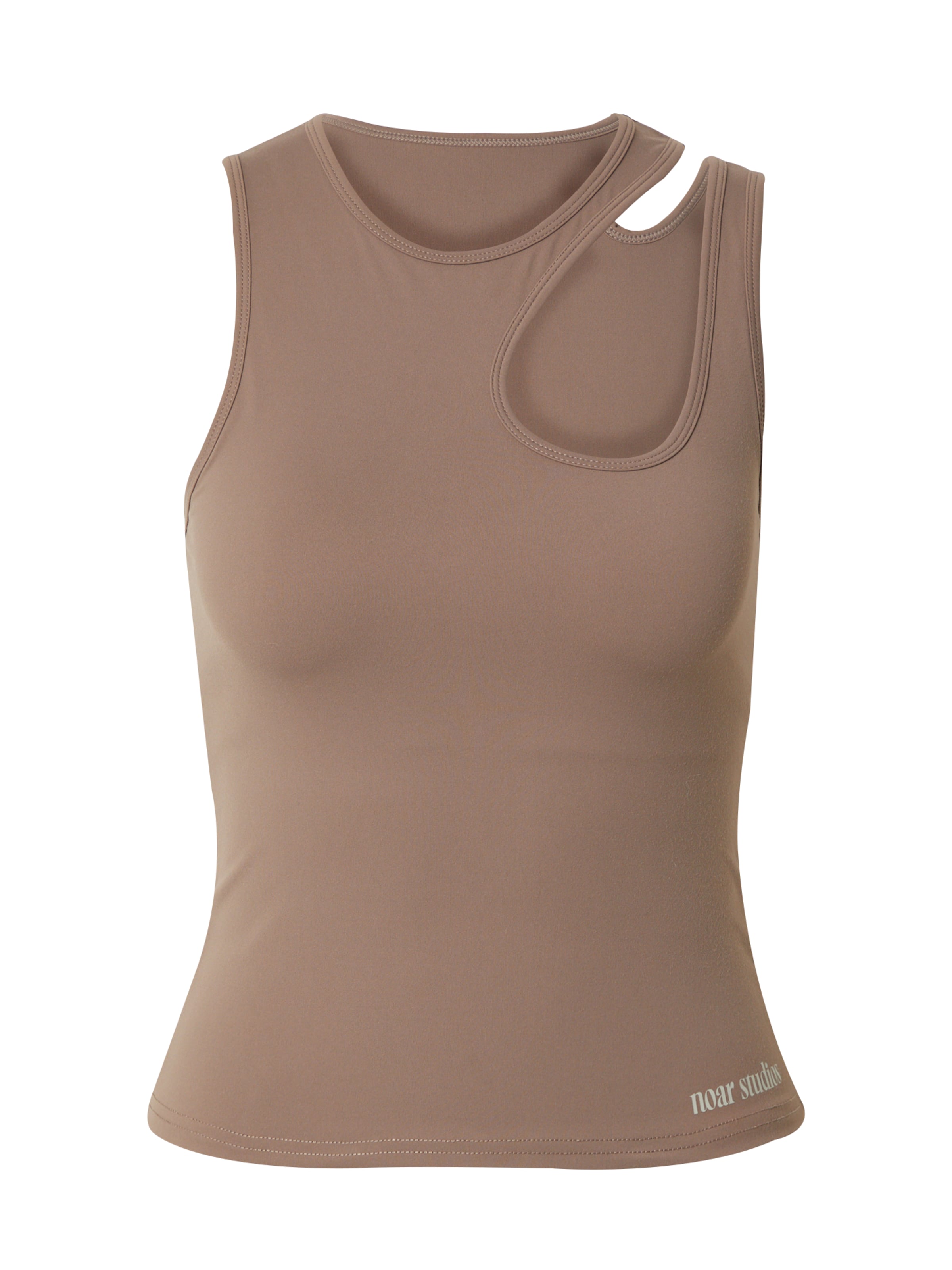 noar studios Top – šedá: přední strana