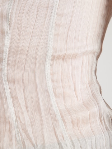 Chemisier 'Solange' WEEKDAY en beige
