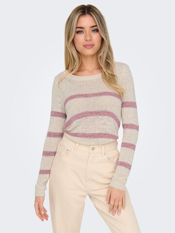 ONLY Pullover 'ONLGeena' i beige