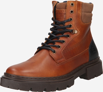 BULLBOXER Lace-up boots in Brown: front