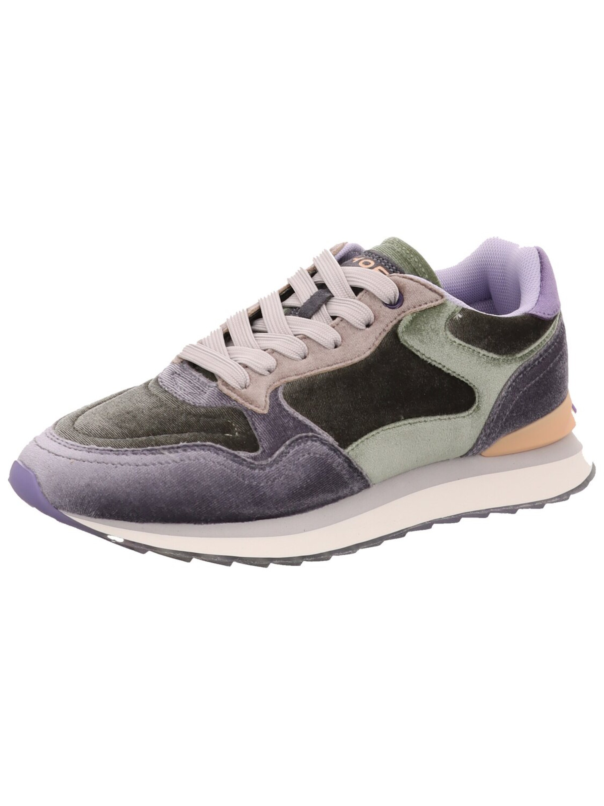 HOFF Sneakers 'Sneaker Low Damen 22402020 City Emerald Echtleder in grau' in Grey: front