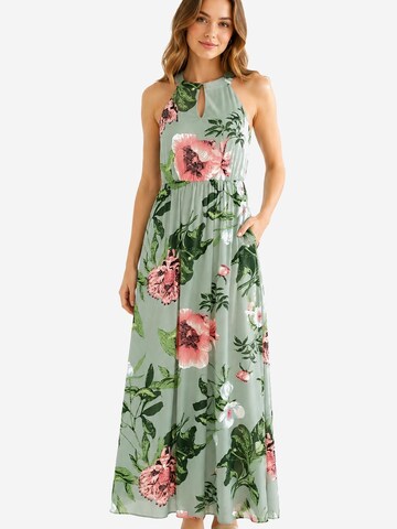 VERO MODA Kleid 'Halter'‌‌‌‌‌ in Grün: Vorderseite