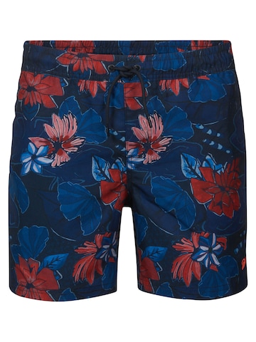 Petrol Industries Board Shorts in Blue: front