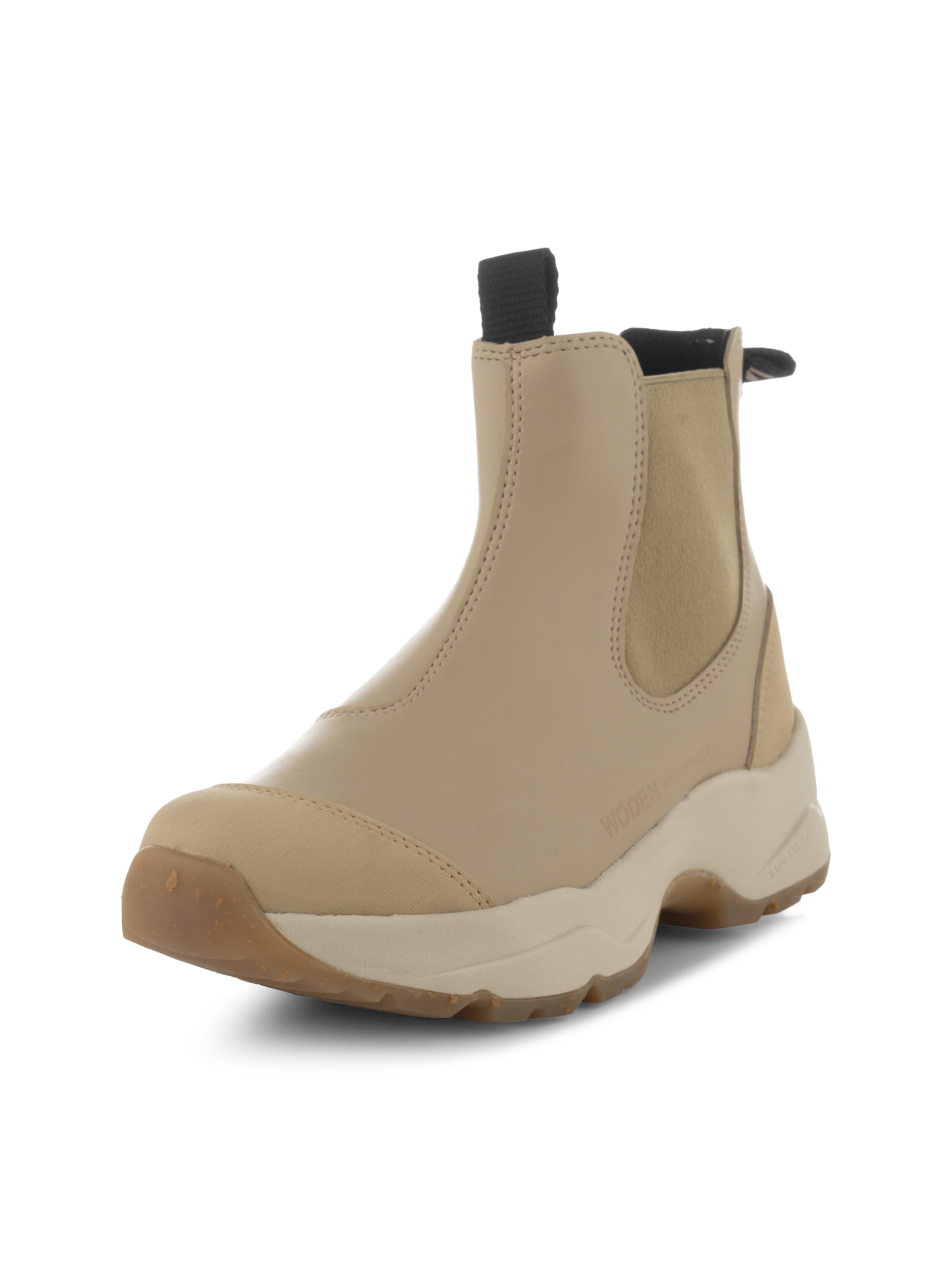 WODEN Chelsea Boots 'Siri' i beige: forside