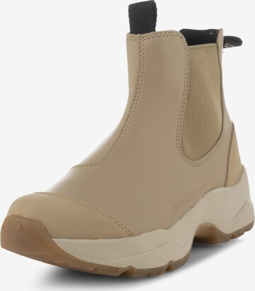 WODEN Rubber Boots 'Siri' in Beige: front