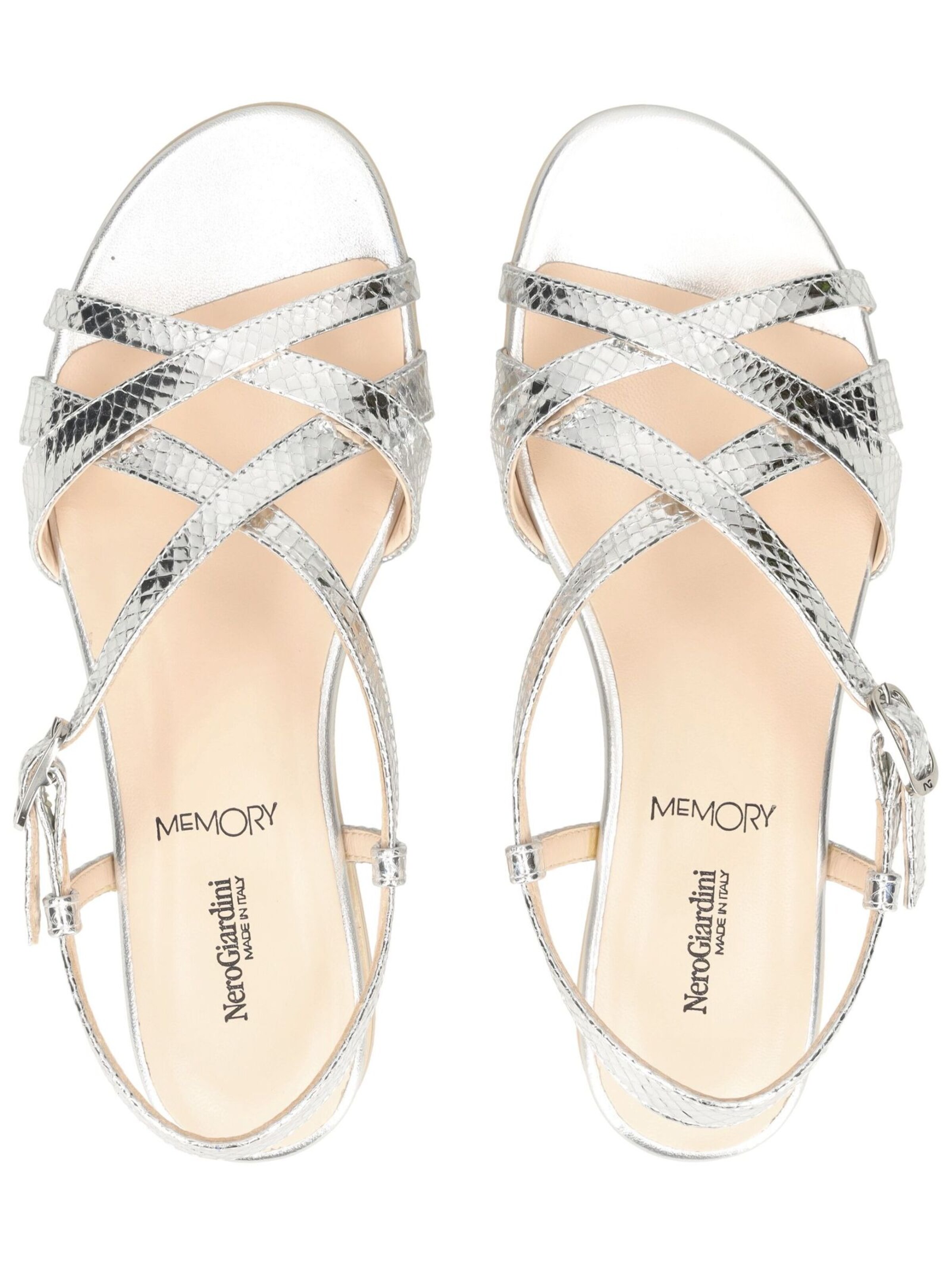 Nero Giardini Sandale in Silber