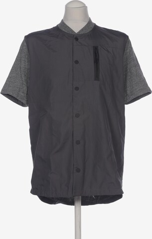 NIKE Button Up Shirt in M in Grey: front