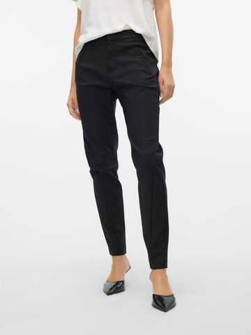 VERO MODA Baggy Broek 'victoria' in Zwart: voorkant