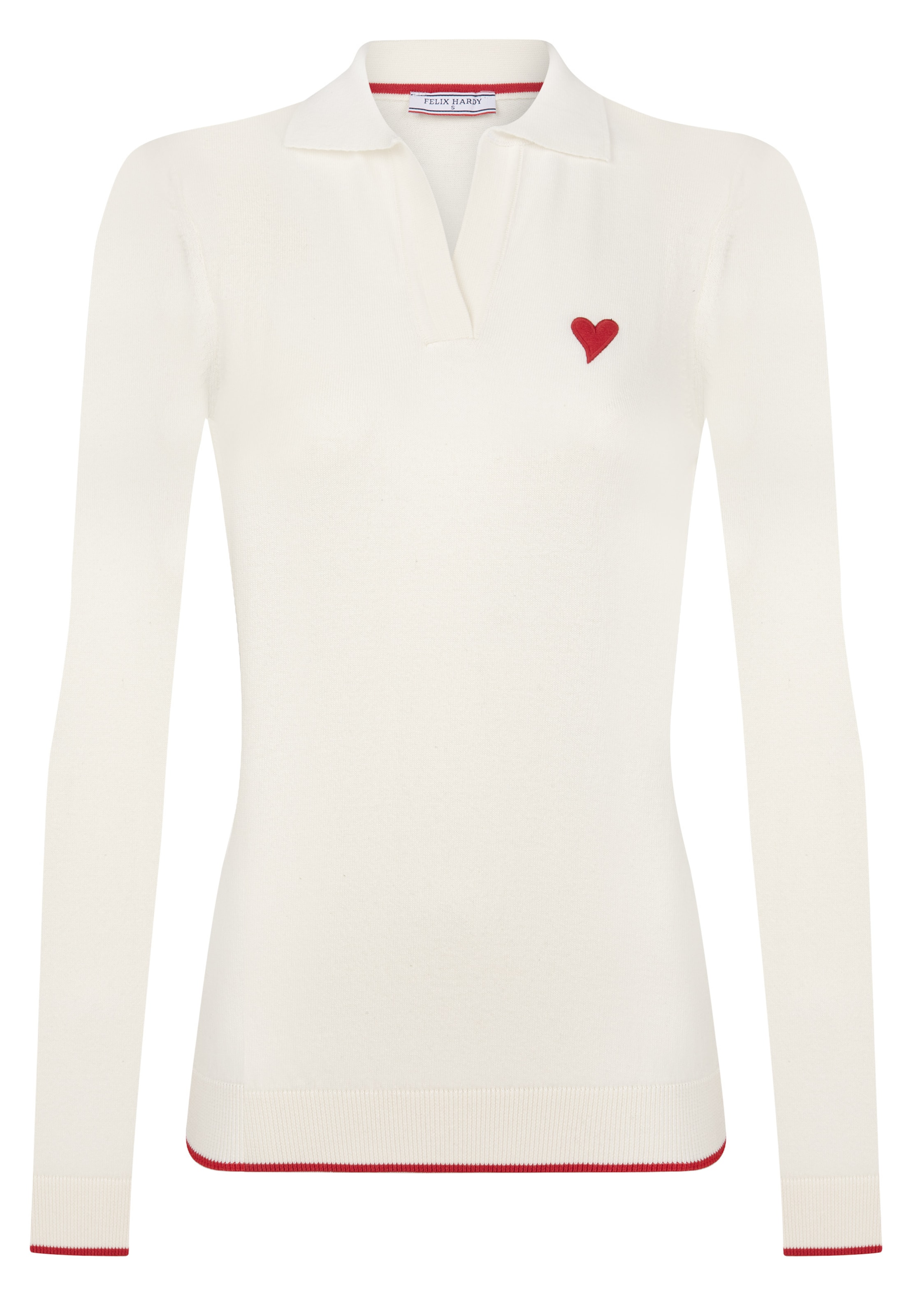 Felix Hardy Tröja i vit: framsida