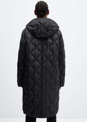 Manteau mi-saison 'Gamba' MANGO en noir