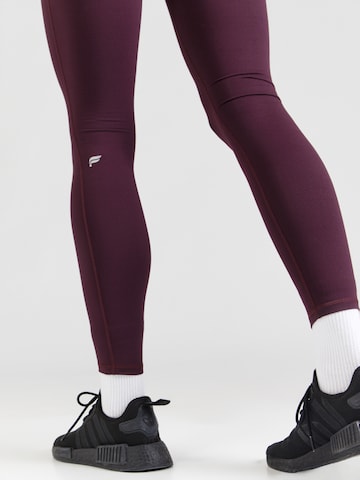 Fabletics Skinny Urheiluhousut 'DEFINE' värissä punainen