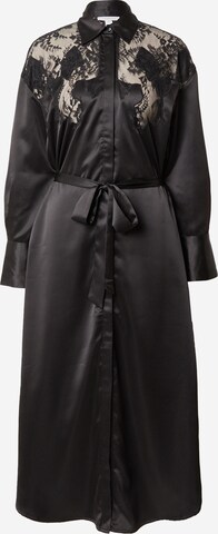 TOPSHOP Shirt Dress in Black: front