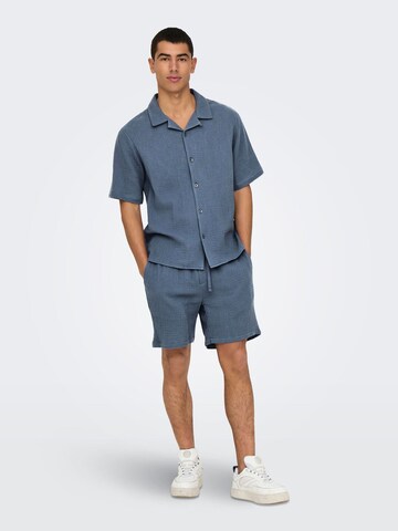 Only & Sons Regular fit Overhemd 'ONSKyle' in Blauw