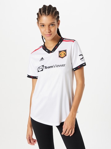 ADIDAS SPORTSWEAR Tricot 'Manchester United 22/23 Away' in Wit: voorkant