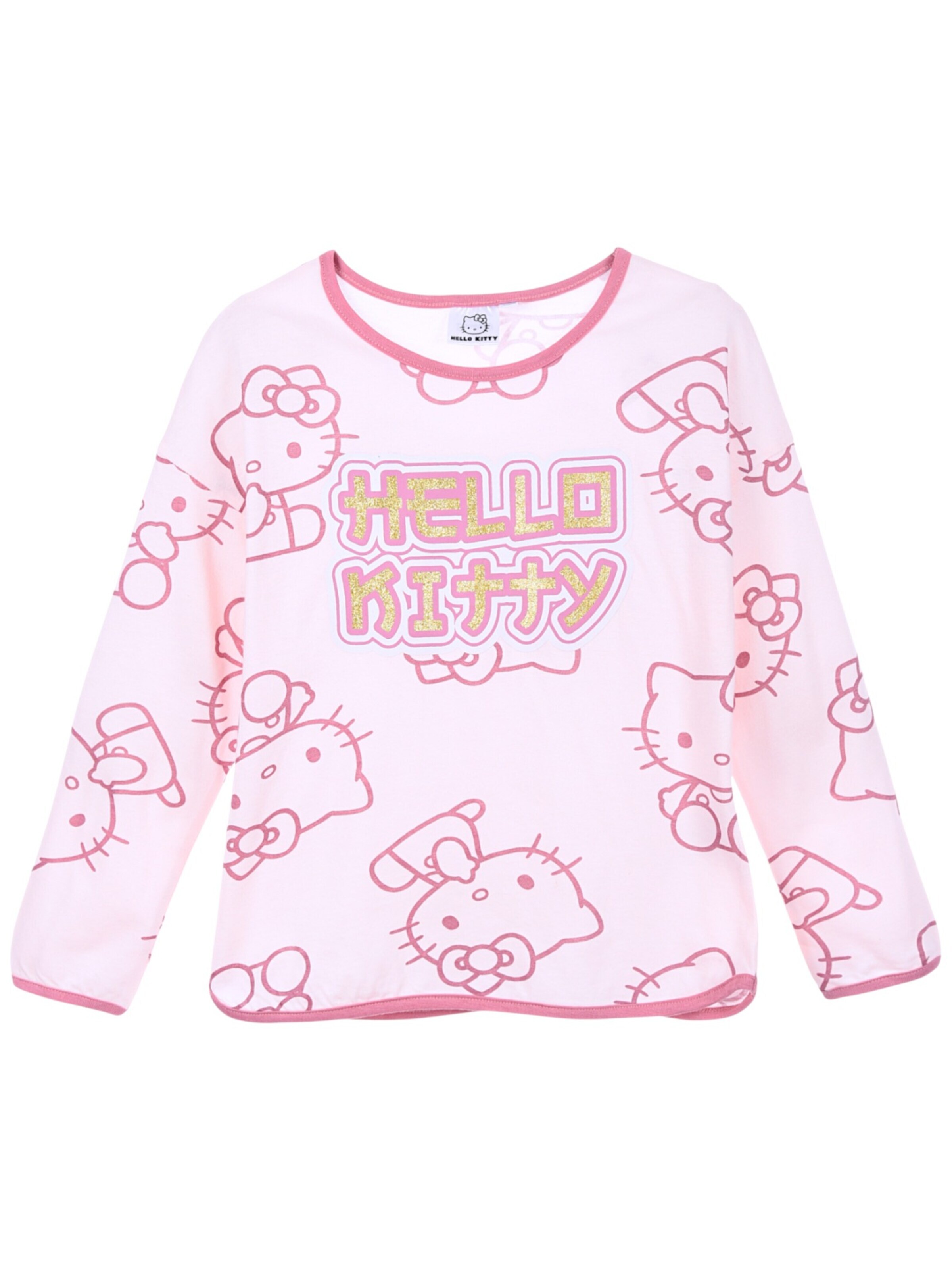 HELLO KITTY Shirt 'Hello Kitty'‌‌‌‌‌‌‌‌‌ in Pink: Vorderseite