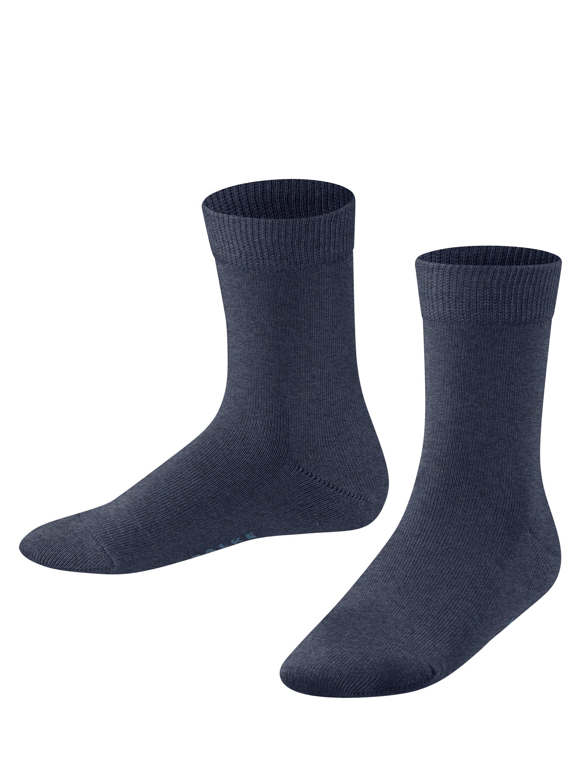 FALKE Socks 'Family' in Blue: front