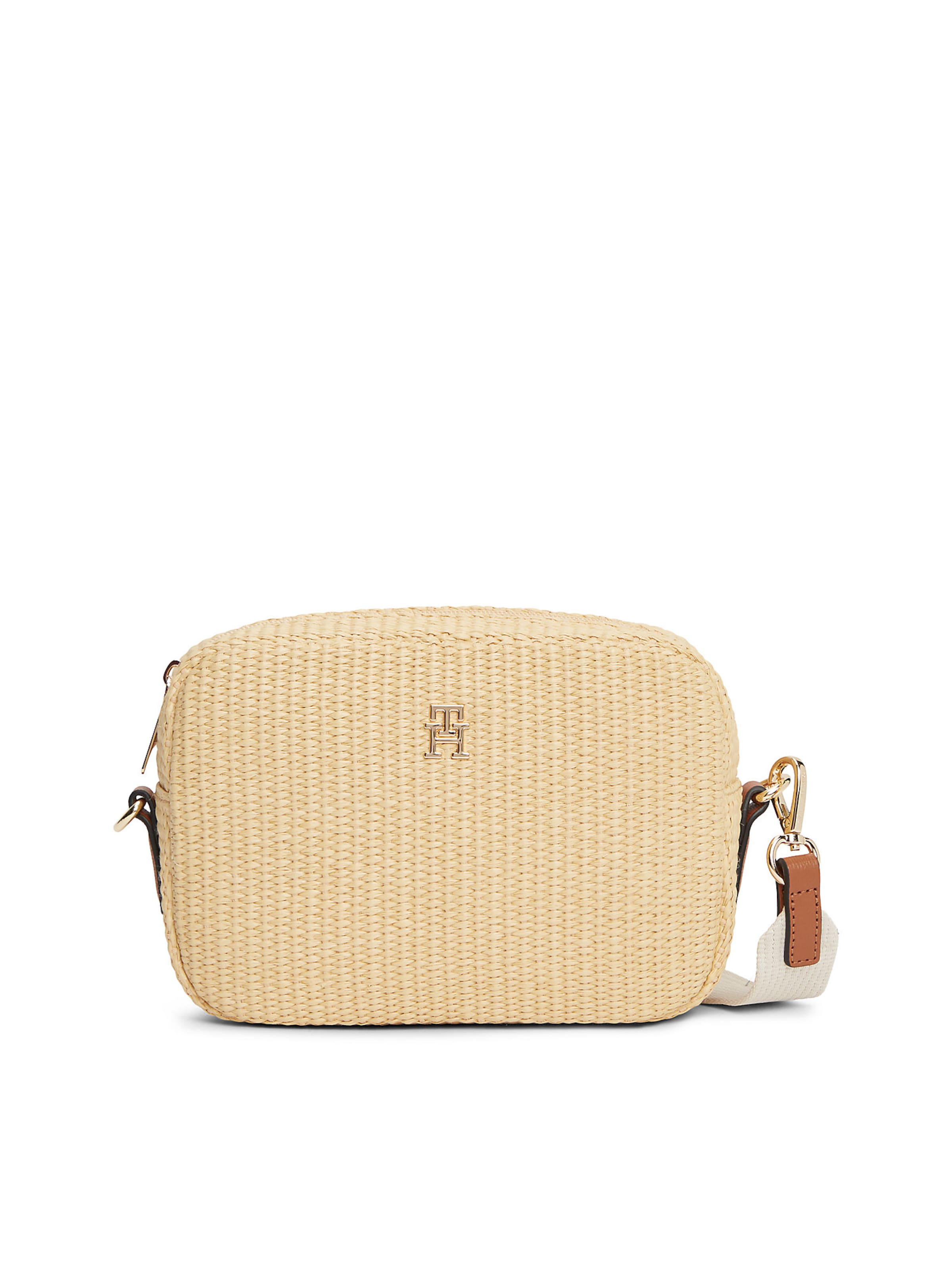 TOMMY HILFIGER Crossbody bag in Beige: front
