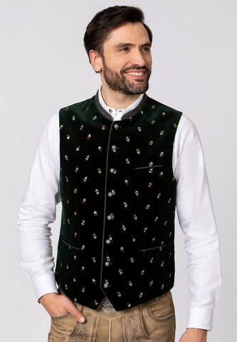 STOCKERPOINT Traditional Vest 'Vittorio' in Green: front