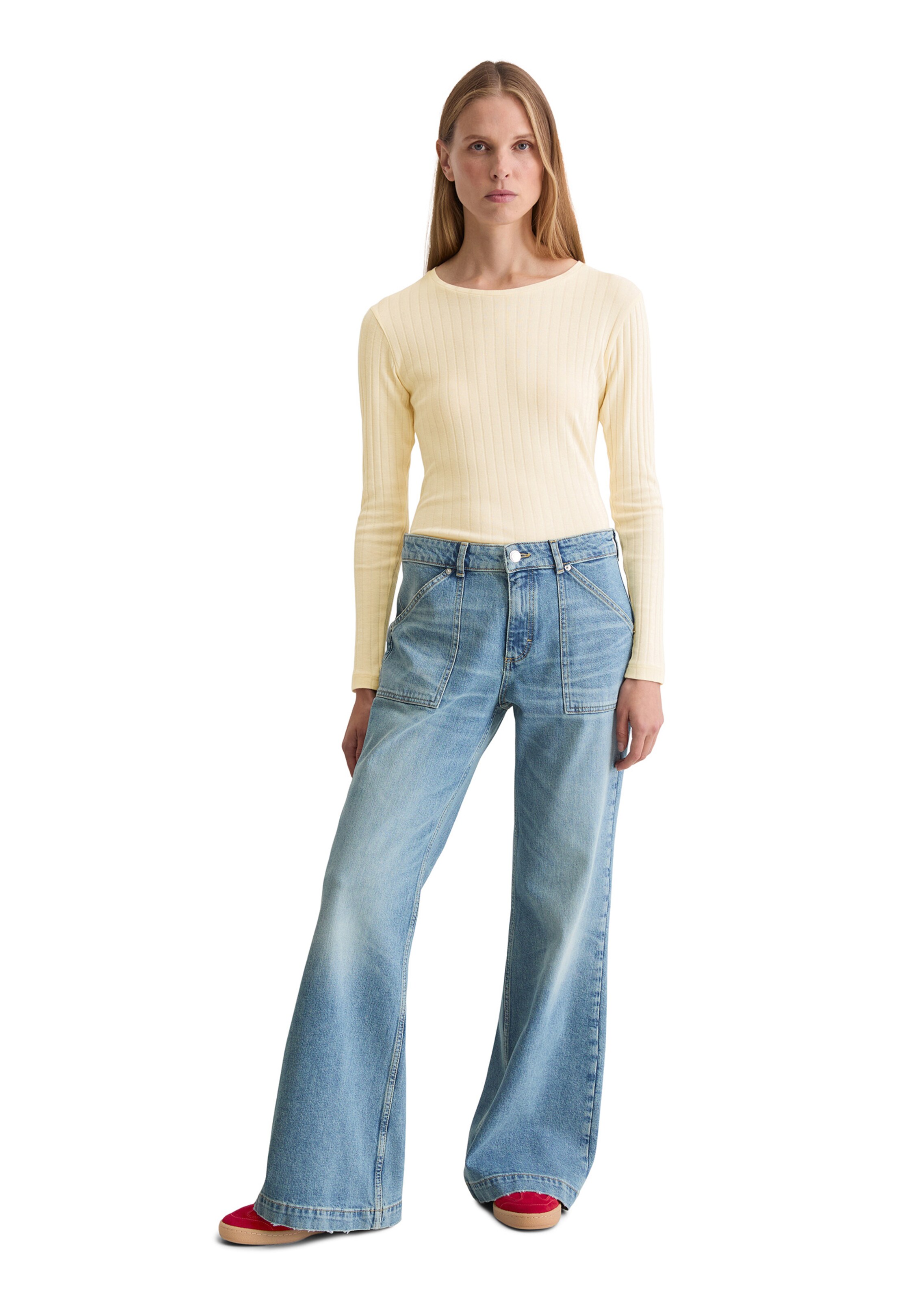 Marc O'Polo Flared Jeans 'Caya ' in Blue
