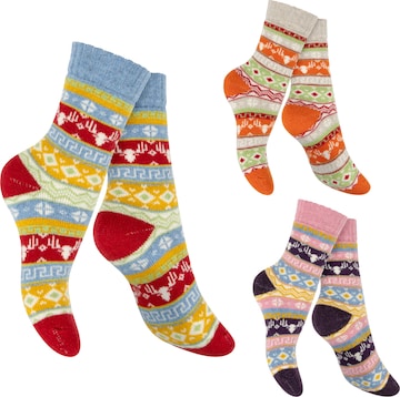 footstar Socken 'Hygge' in Mischfarben: Vorderseite