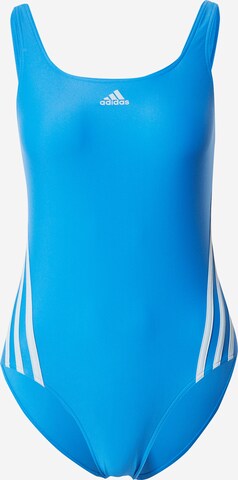 ADIDAS SPORTSWEAR Active Swimsuit '3-Stripes' in Blue: front