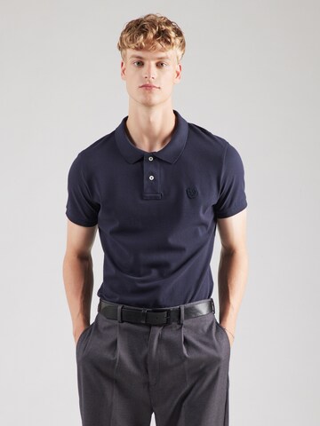 19V69 ITALIA Polos 'EMILIO' in Blau: Vorderseite