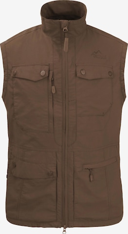 normani Sports Vest 'Kudu' in Brown: front