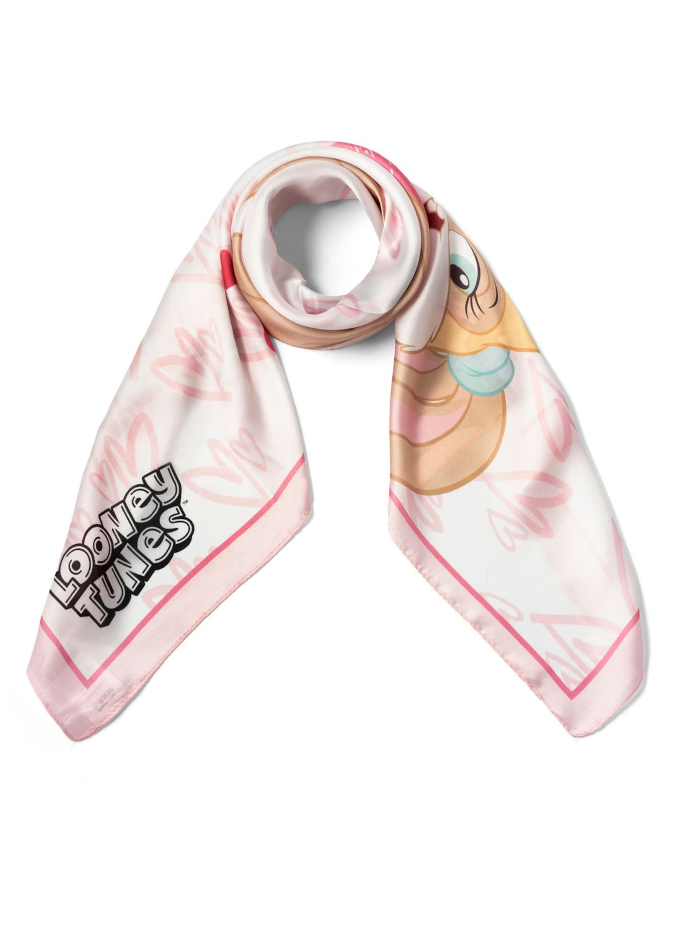 Sciarpa 'Foulard Looney Tunes' di Braccialini in bianco: frontale