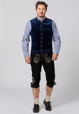 STOCKERPOINT Traditional Vest 'Lorenzo' in Blue