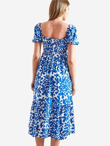 Bianco Lucci Jurk in Blauw