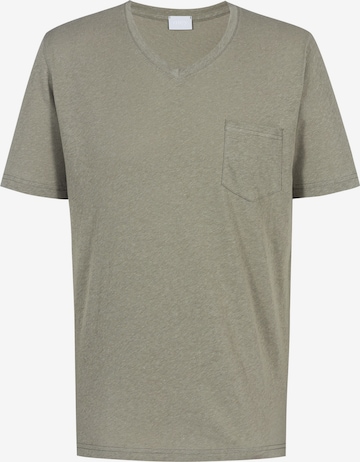 Mey T-Shirt 'Linen ' in Grün: predná strana