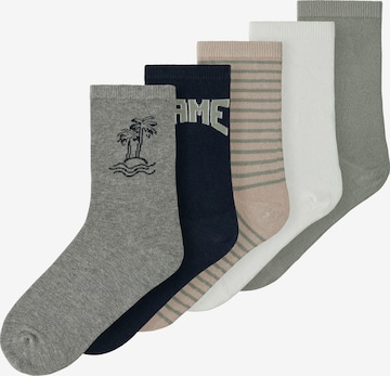 Șosete 'NKMVaks' de la NAME IT pe gri: față