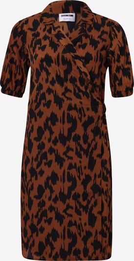 Noisy may Kleid in dunkelorange / schwarz, Produktansicht
