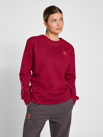 Hummel Sportsweatshirt in Rot: Vorderseite