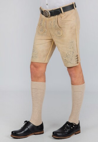 STOCKERPOINT Regular Traditional Pants 'Hochkogl' in Beige: front