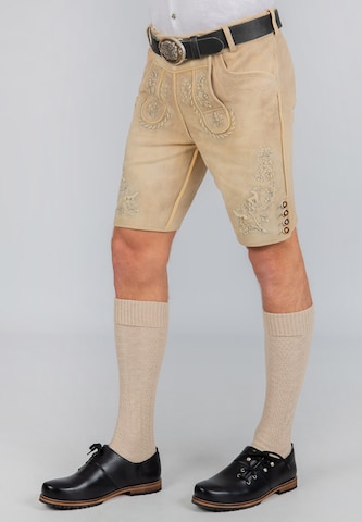 STOCKERPOINT Regular Traditional Pants 'Hochkogl' in Beige: front
