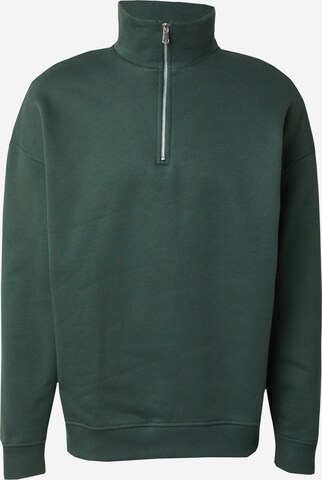 ABOUT YOU x Jaime Lorente - Sweatshirt 'Sascha' em verde: frente